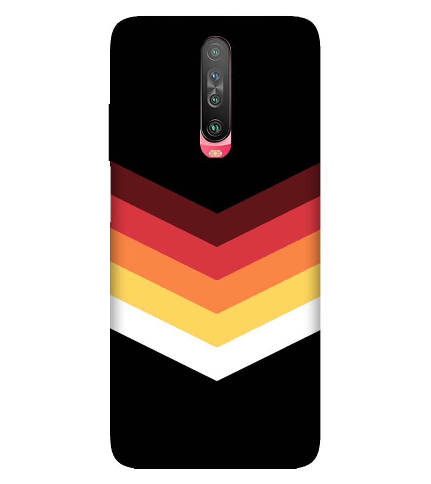 PS1306-Red Black Premium Back Cover for Xiaomi Redmi K30