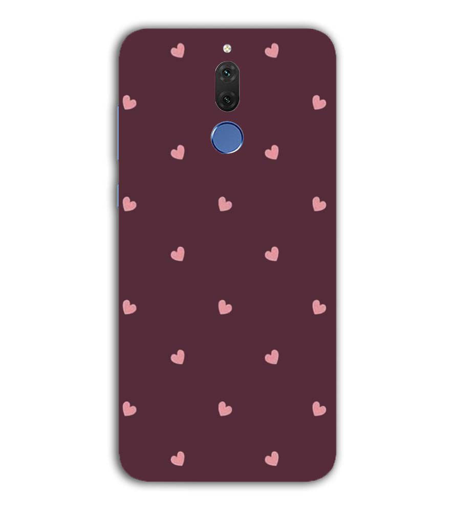 PS1307-Pink Heart Back Cover for Huawei Nova 2i