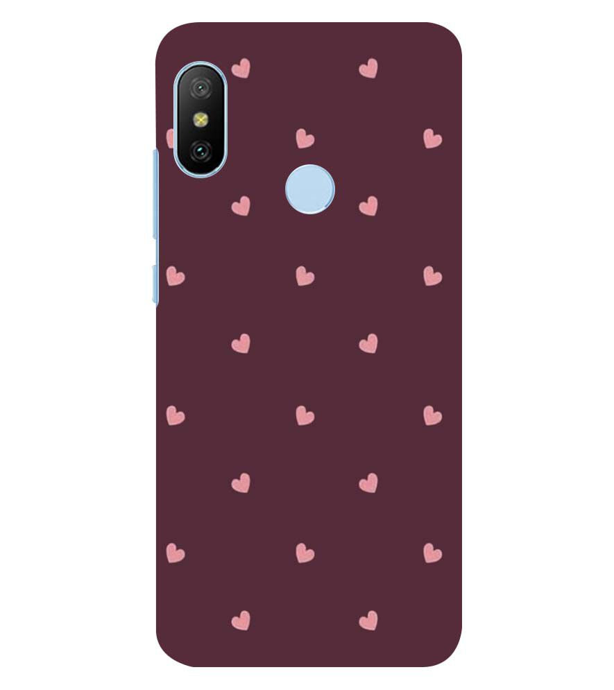 PS1307-Pink Heart Back Cover for Xiaomi Redmi A2