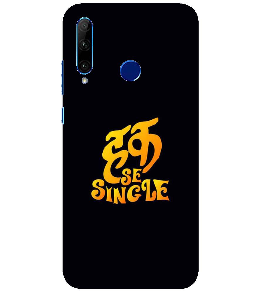 PS1308-Haq Se Single Back Cover for Huawei Honor 10i