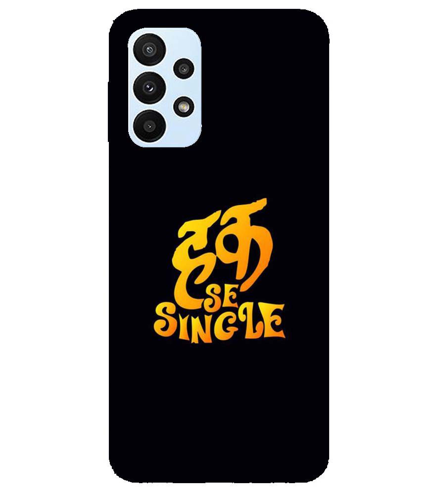 PS1308-Haq Se Single Back Cover for Samsung Galaxy A23