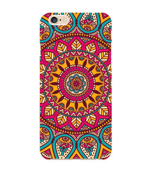 PS1309-Mandala Back Cover for Apple iPhone 6 and iPhone 6S
