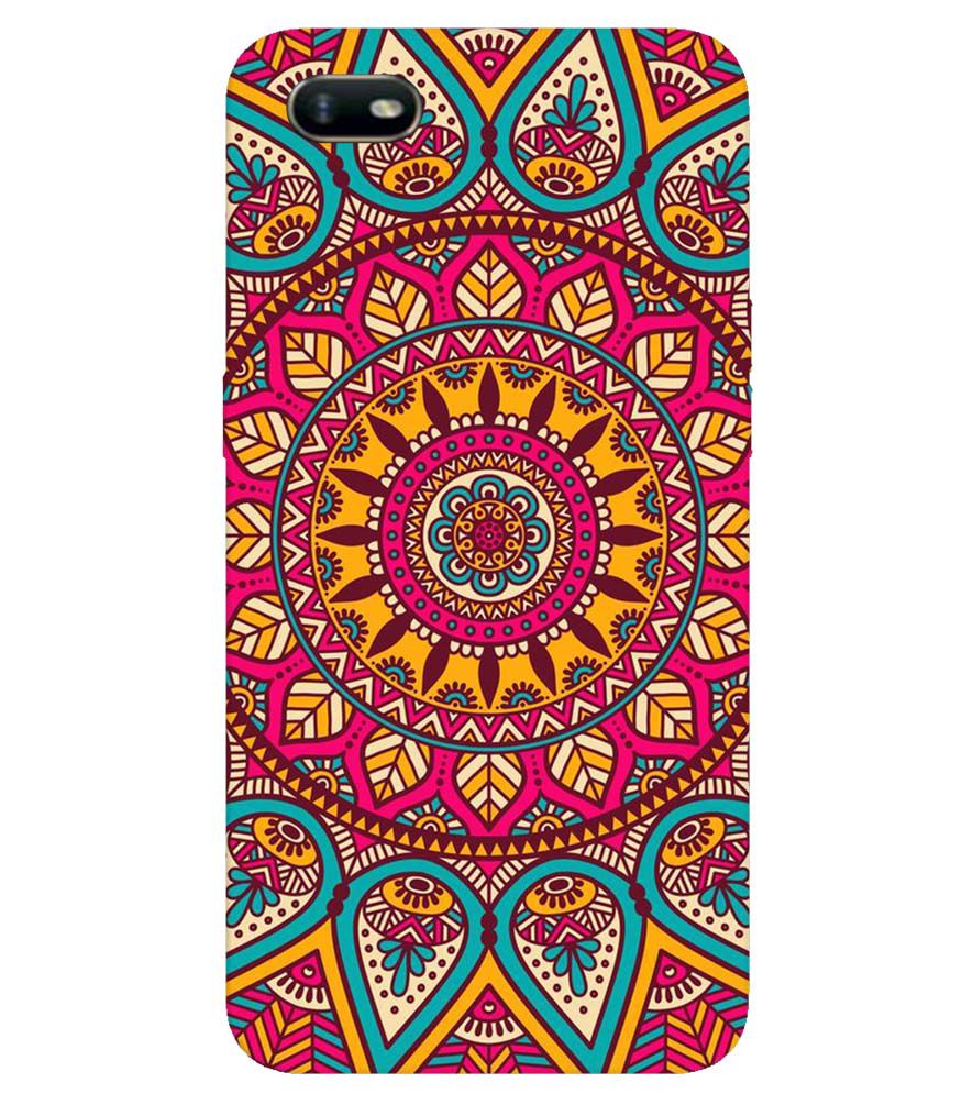 PS1309-Mandala Back Cover for Oppo A1k