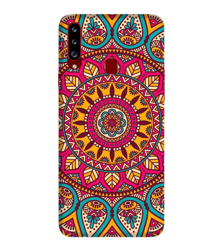 PS1309-Mandala Back Cover for Samsung Galaxy A20s