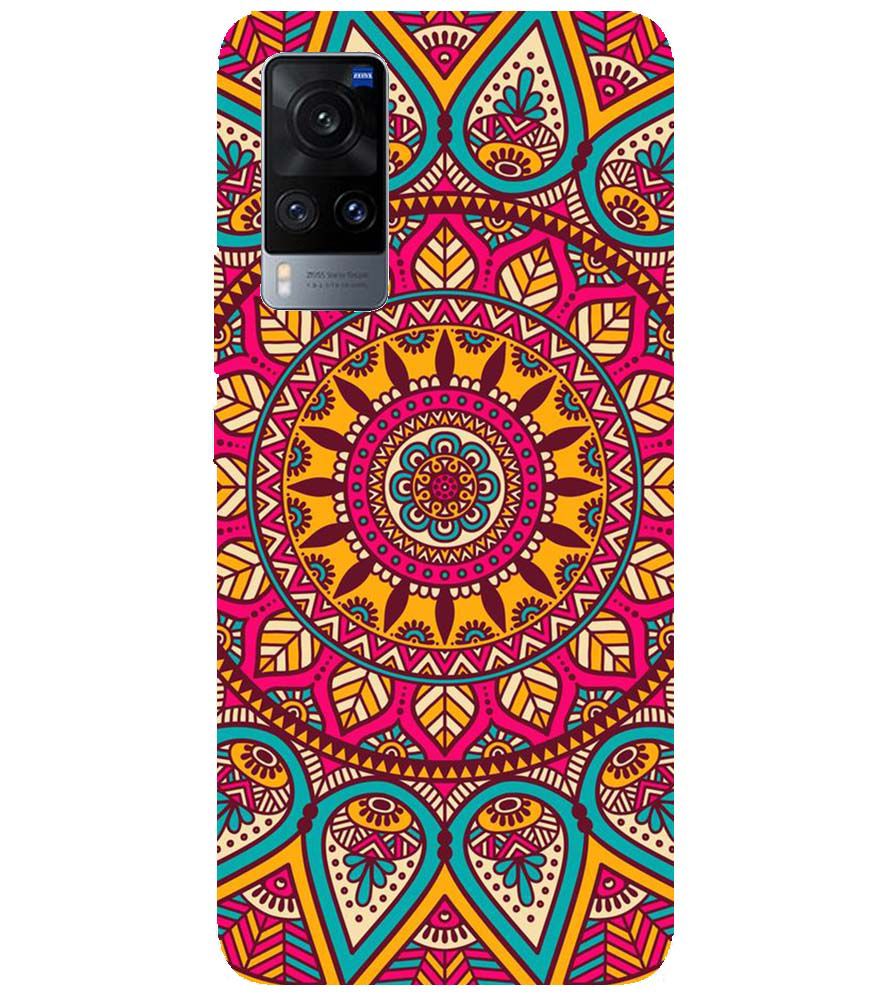 PS1309-Mandala Back Cover for vivo X60