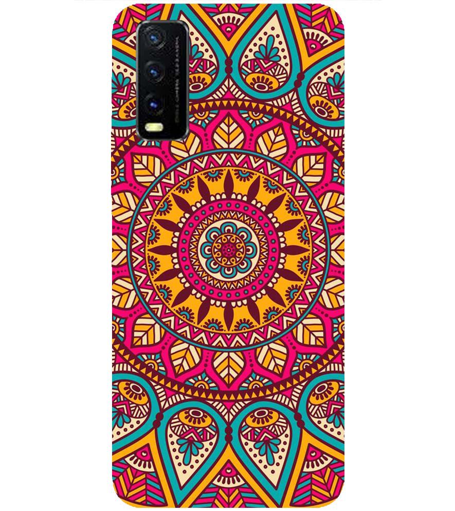 PS1309-Mandala Back Cover for vivo Y20s