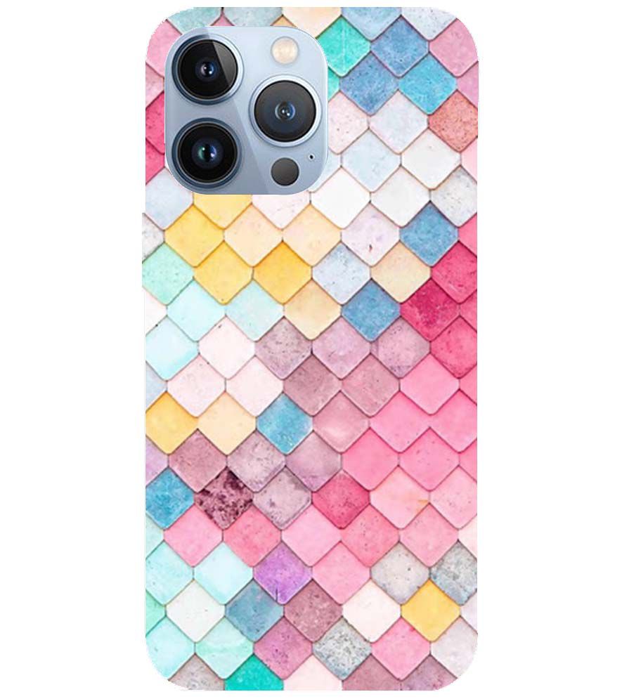 PS1310-Colorful Pastel Back Cover for Apple iPhone 13 Pro