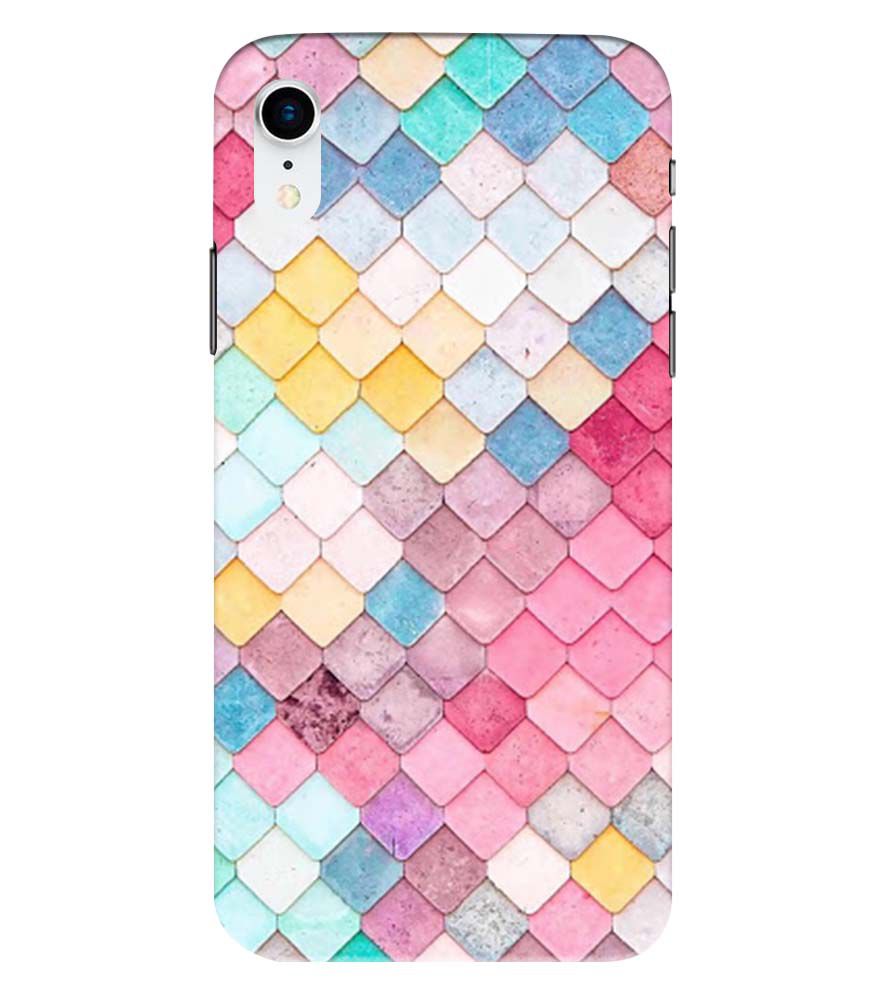 PS1310-Colorful Pastel Back Cover for Apple iPhone XR