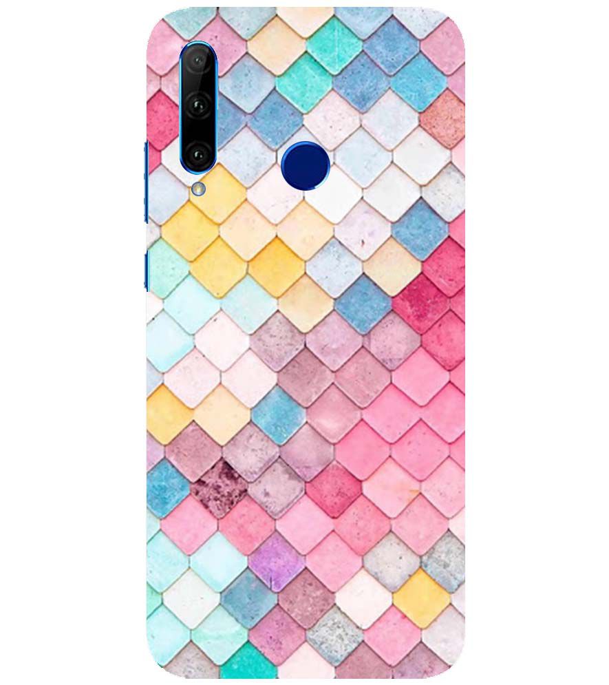PS1310-Colorful Pastel Back Cover for Huawei Honor 10i