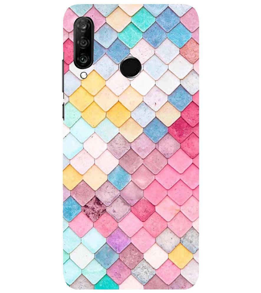 PS1310-Colorful Pastel Back Cover for Huawei nova 4e