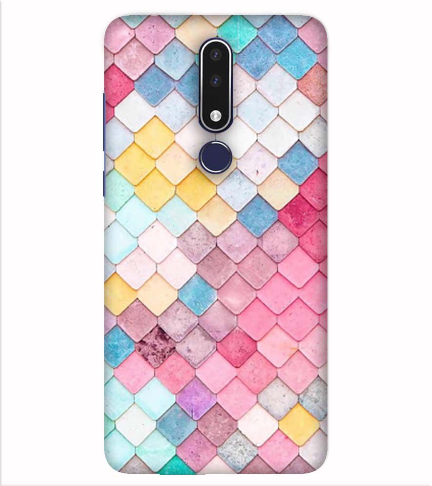 PS1310-Colorful Pastel Back Cover for Nokia 7.1