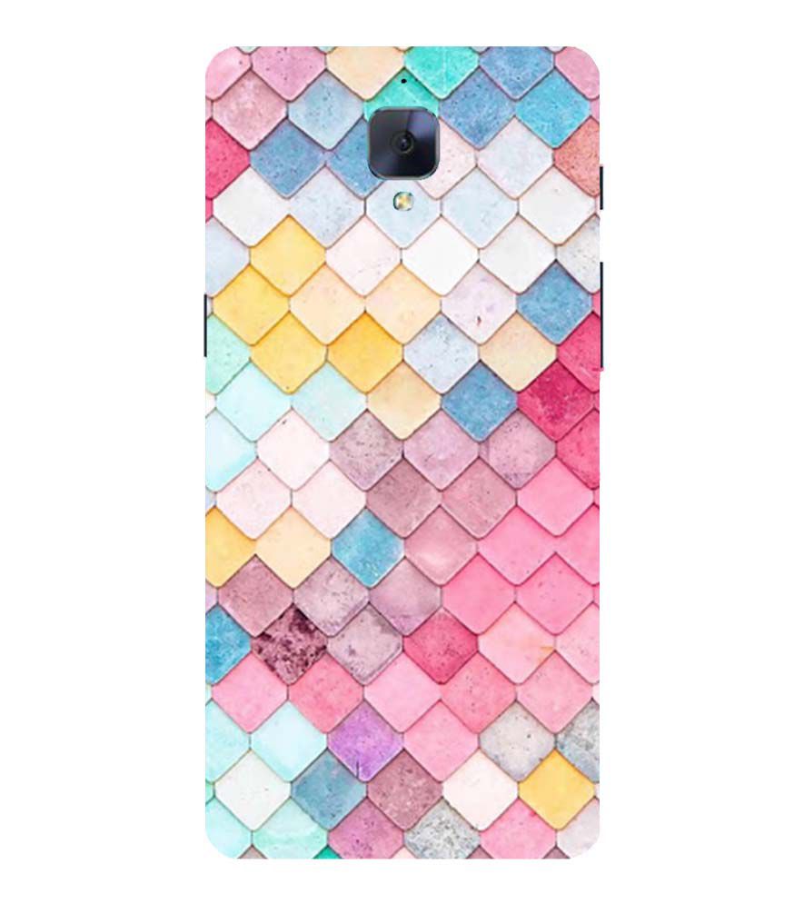 PS1310-Colorful Pastel Back Cover for OnePlus 3 and OnePlus 3T