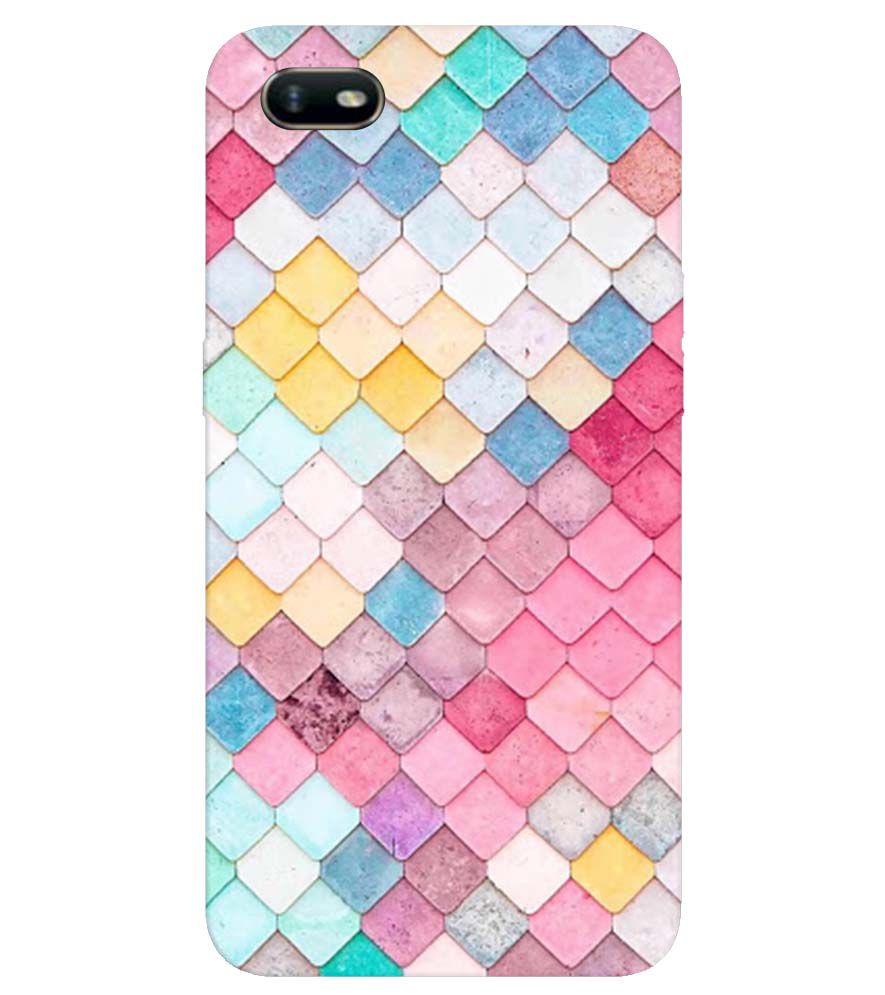 PS1310-Colorful Pastel Back Cover for Oppo A1k