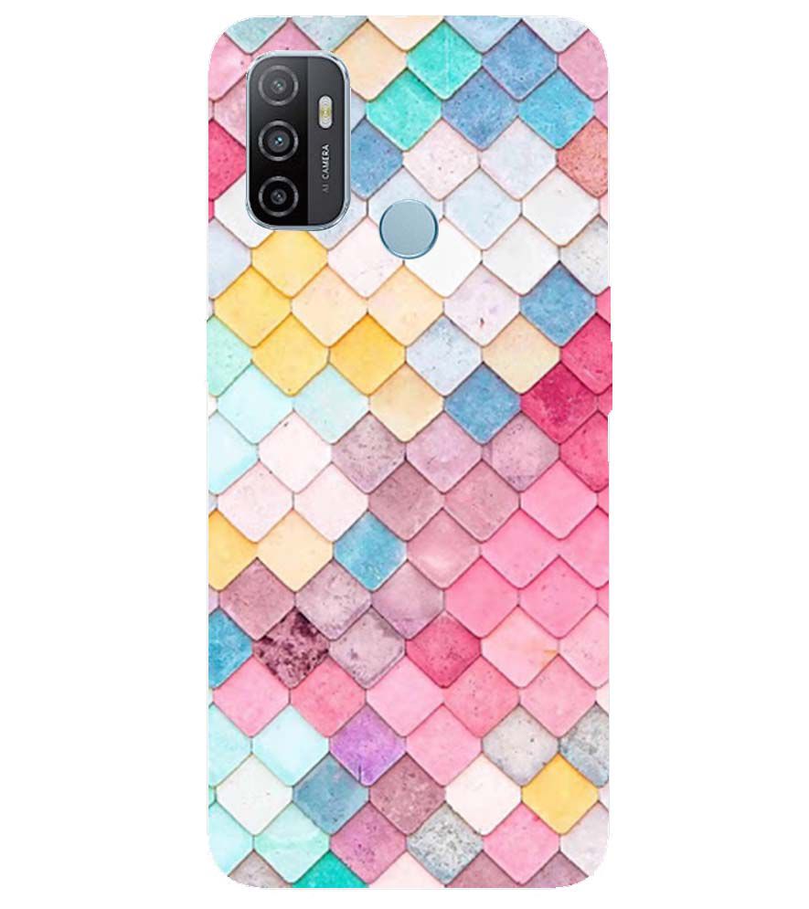 PS1310-Colorful Pastel Back Cover for Oppo A53