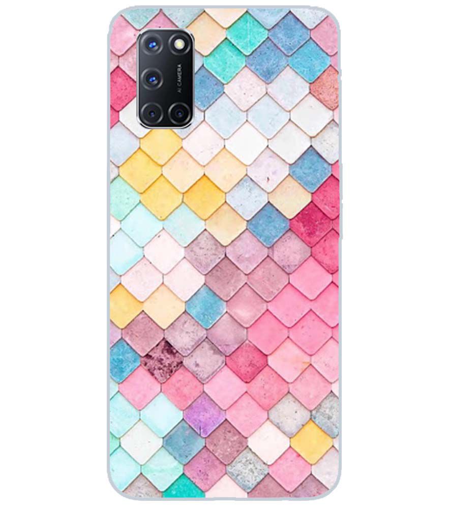 PS1310-Colorful Pastel Back Cover for Oppo A92