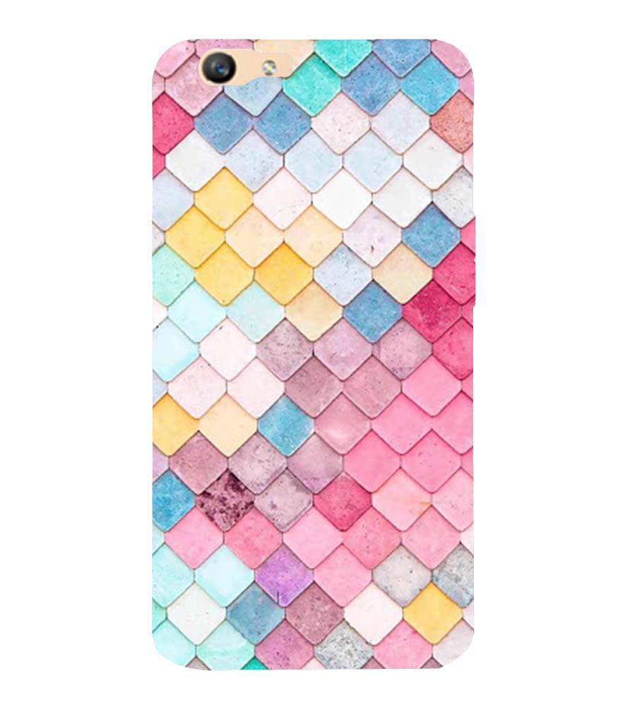 PS1310-Colorful Pastel Back Cover for Oppo F1s : A59