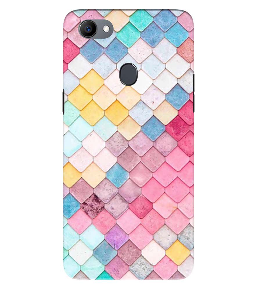 PS1310-Colorful Pastel Back Cover for Oppo F5 Plus