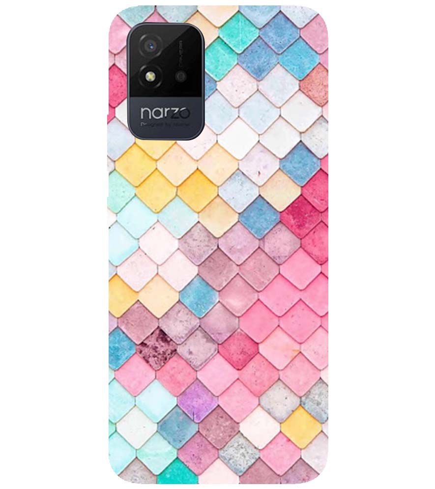 PS1310-Colorful Pastel Back Cover for Realme Narzo 50i