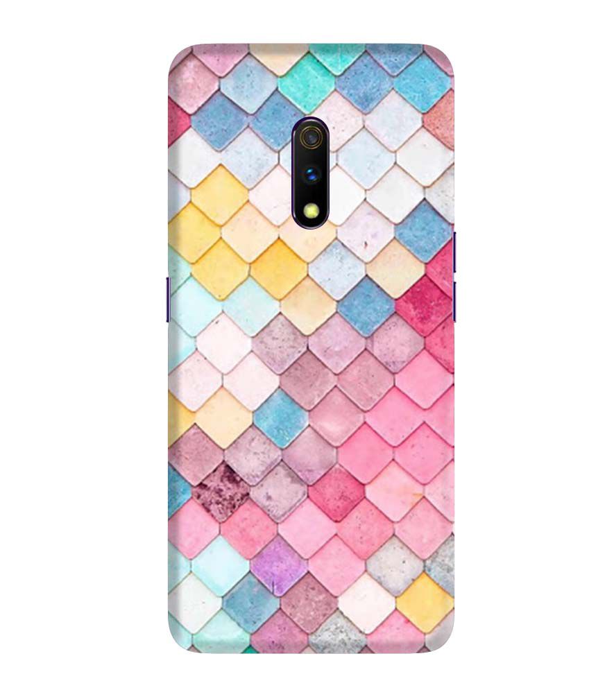 PS1310-Colorful Pastel Back Cover for Realme X