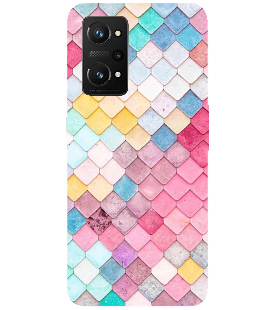 PS1310-Colorful Pastel Back Cover for Realme X7 Max 5G
