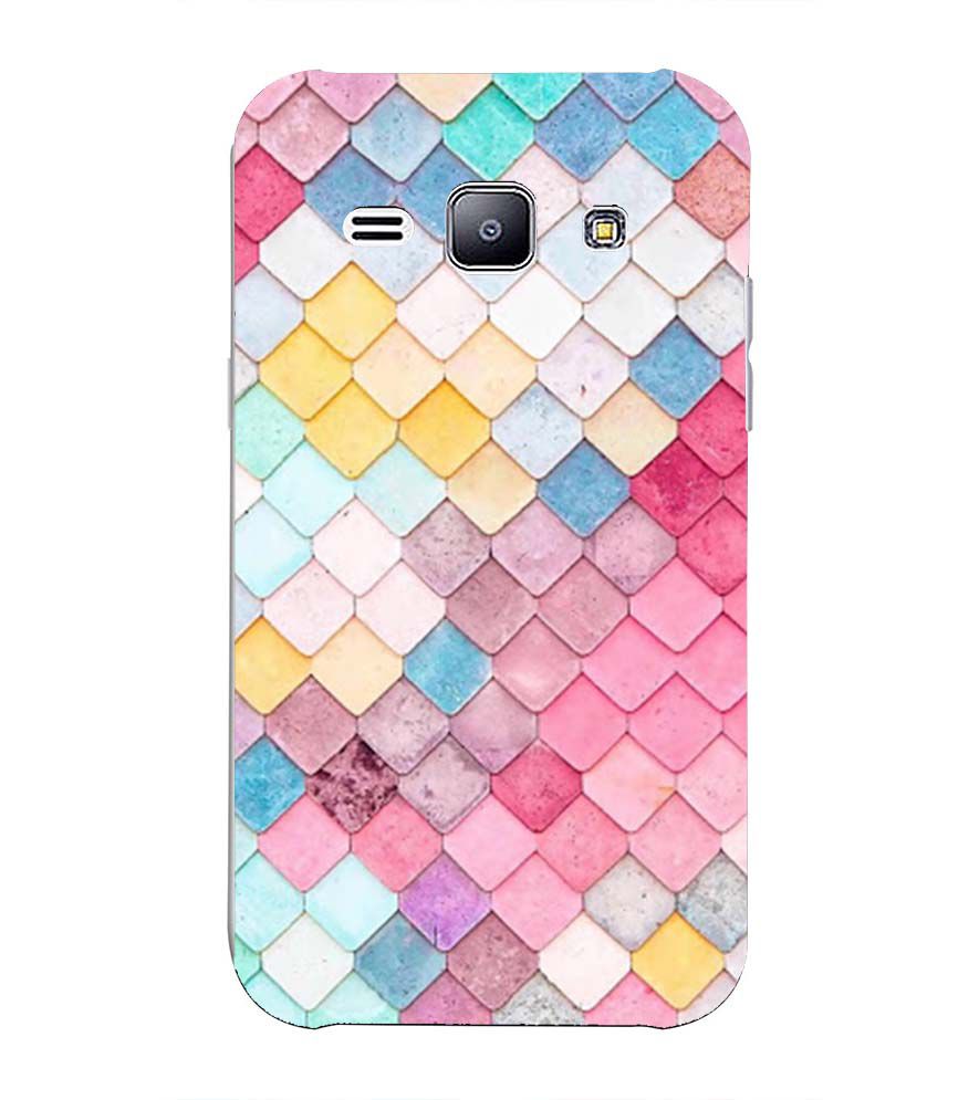 PS1310-Colorful Pastel Back Cover for Samsung Galaxy J2 (2015)