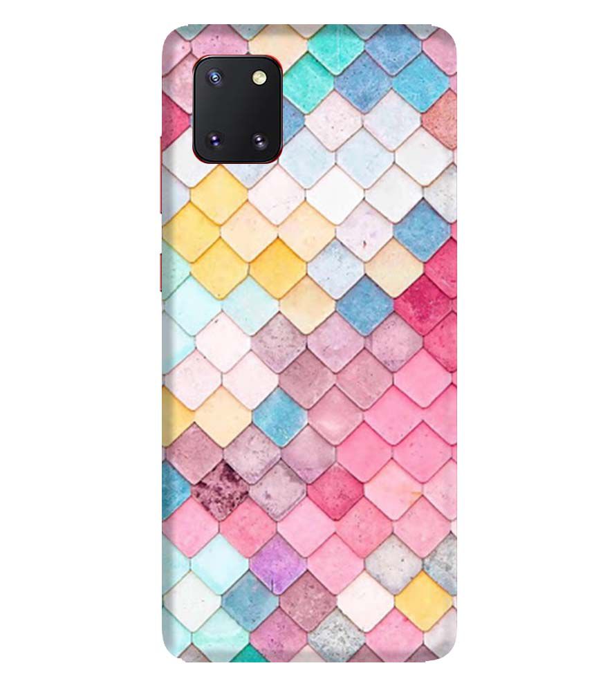 PS1310-Colorful Pastel Back Cover for Samsung Galaxy Note10 Lite