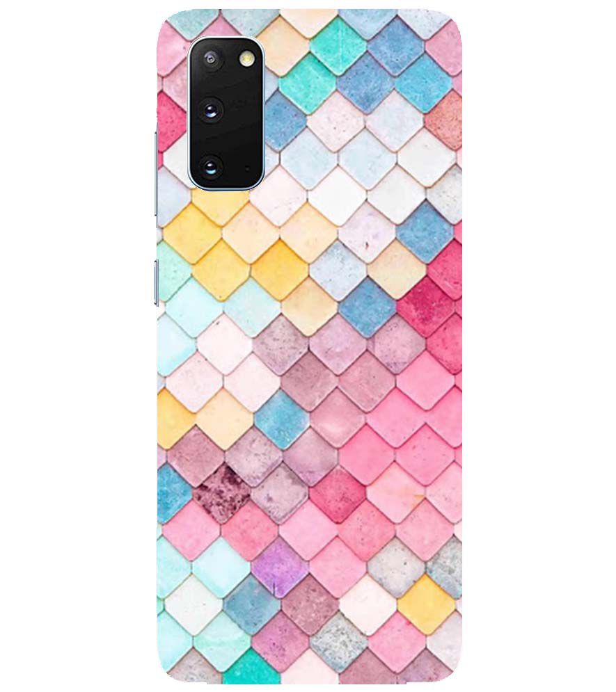 PS1310-Colorful Pastel Back Cover for Samsung Galaxy S20 5G