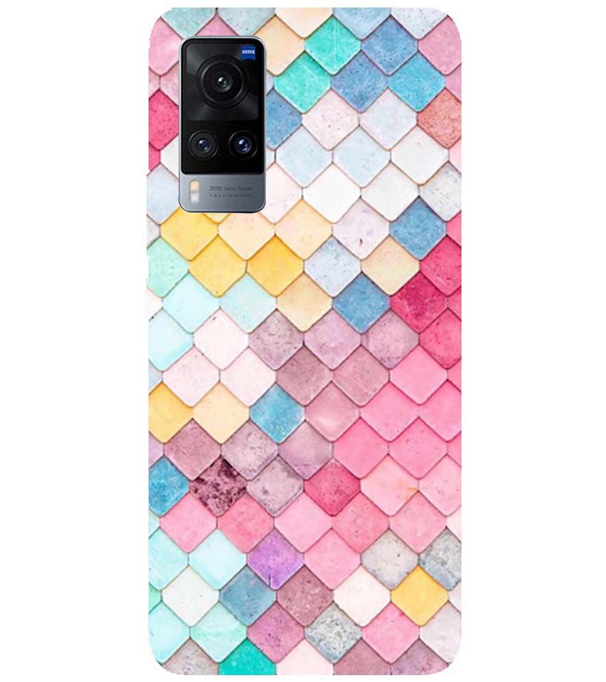 PS1310-Colorful Pastel Back Cover for vivo X60