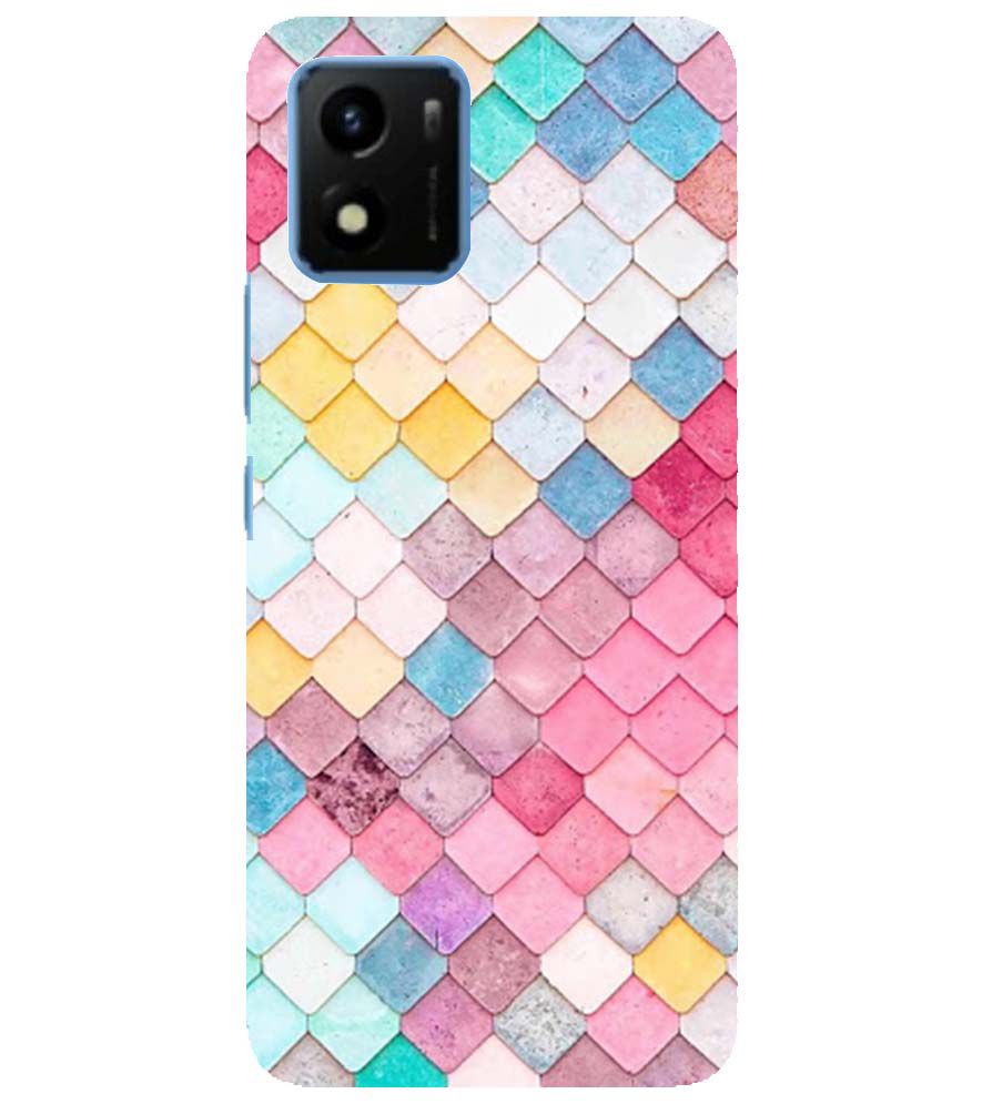 PS1310-Colorful Pastel Back Cover for vivo Y01