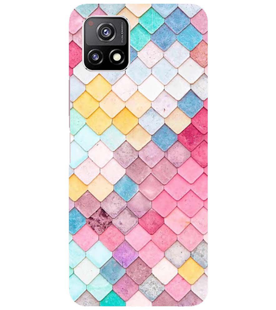PS1310-Colorful Pastel Back Cover for vivo Y52s