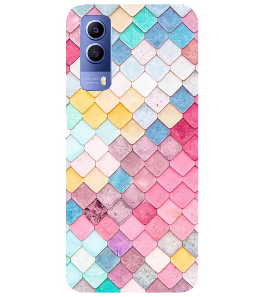 PS1310-Colorful Pastel Back Cover for vivo Y53s