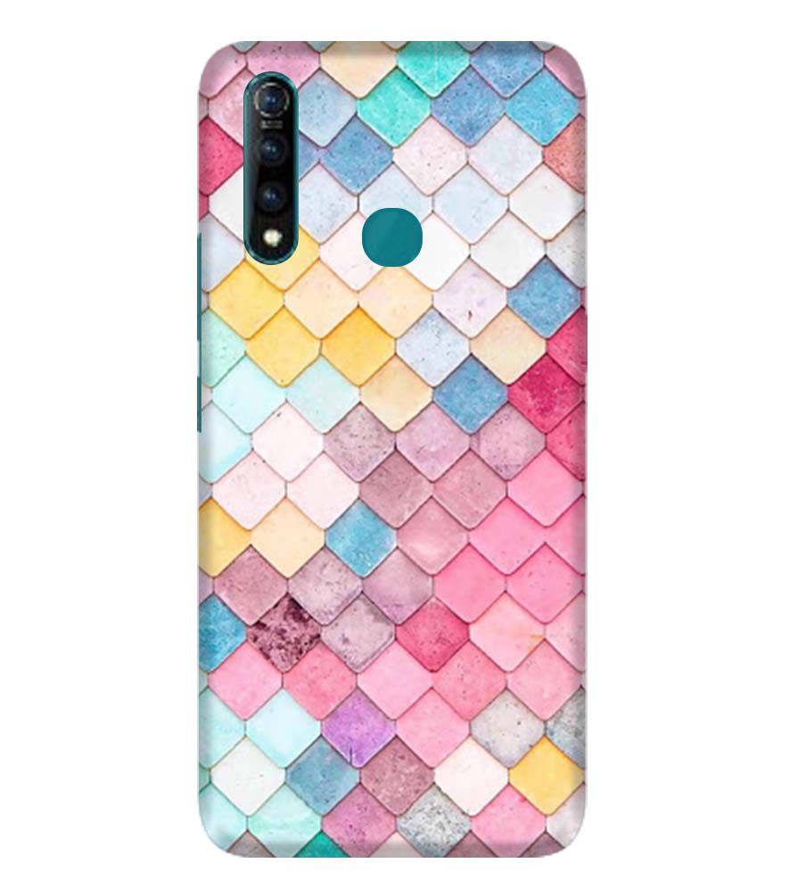 PS1310-Colorful Pastel Back Cover for Vivo Z1 Pro