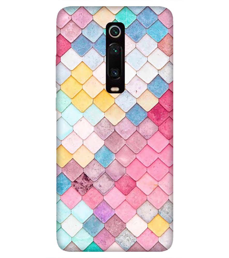 PS1310-Colorful Pastel Back Cover for Xiaomi Redmi K20 Pro