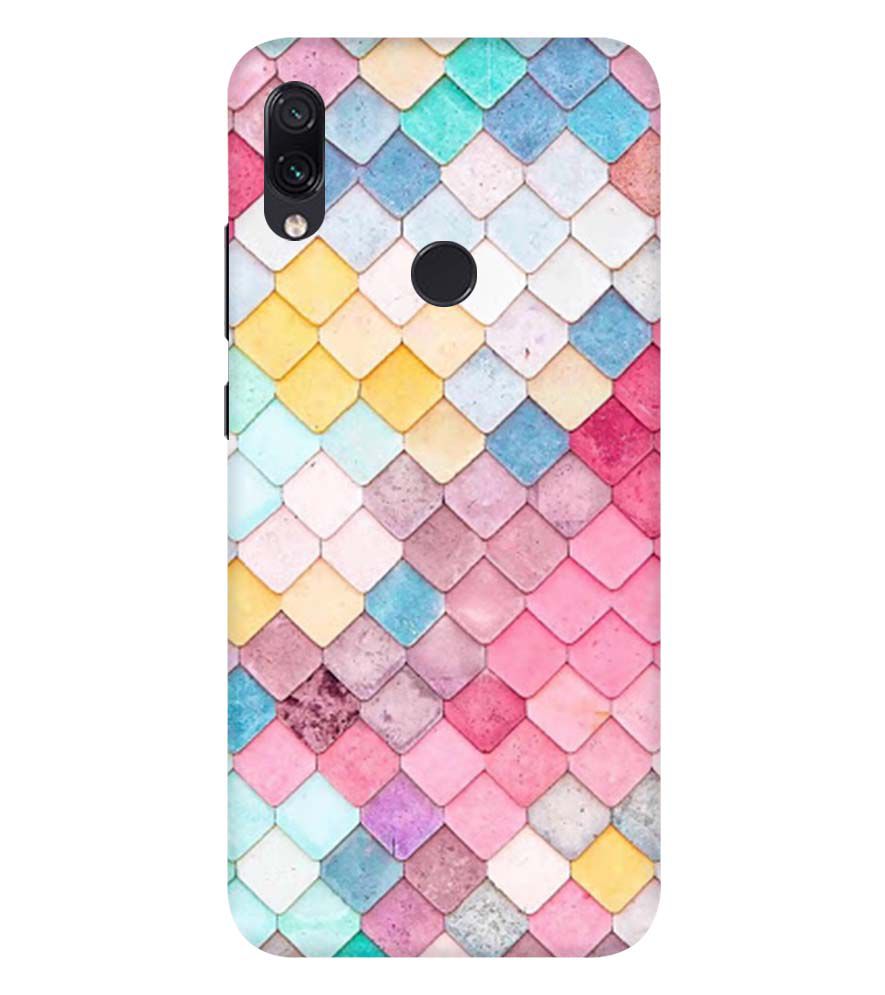 PS1310-Colorful Pastel Back Cover for Xiaomi Redmi Note 7S
