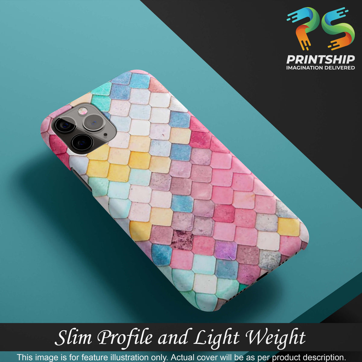 PS1310-Colorful Pastel Back Cover for Apple iPhone 7-Image4