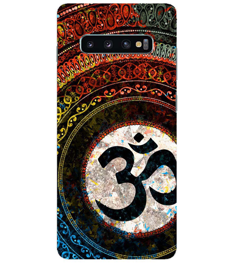 PS1311-Om Yoga Back Cover for Samsung Galaxy S10+ (Plus with 6.4 Inch Screen)
