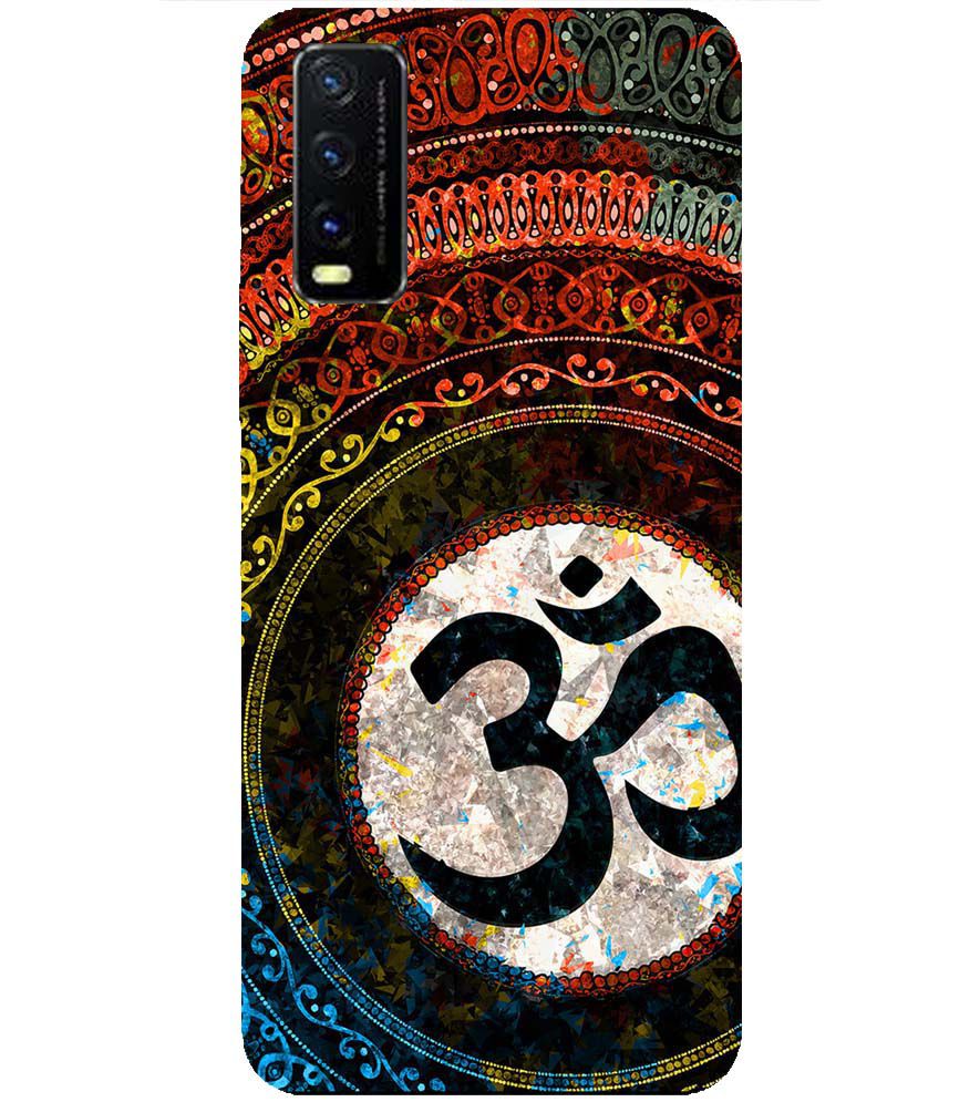 PS1311-Om Yoga Back Cover for vivo Y20s