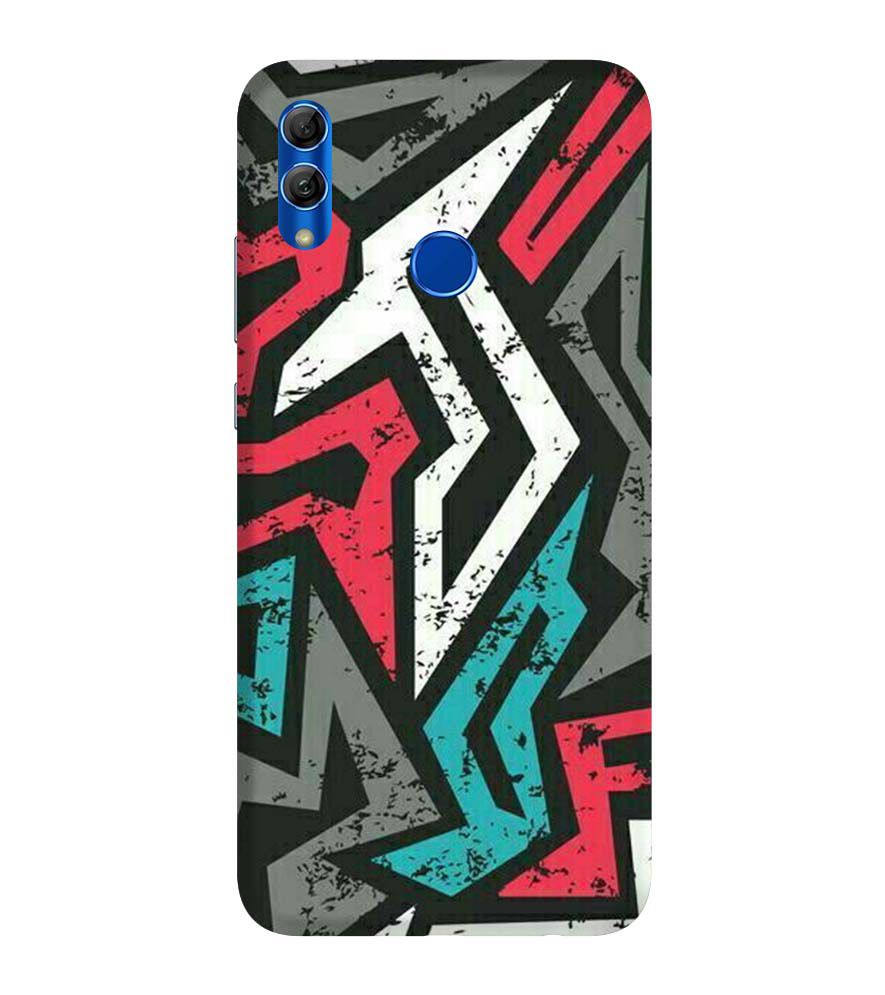 PS1312-Graffiti Abstract  Back Cover for Honor 10 Lite