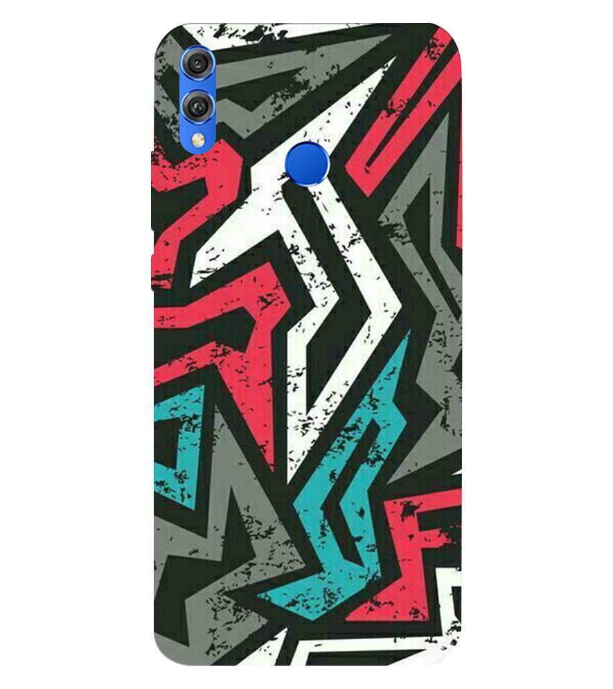 PS1312-Graffiti Abstract  Back Cover for Huawei Honor 8X