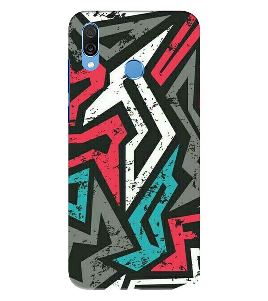 PS1312-Graffiti Abstract  Back Cover for Huawei Honor Play