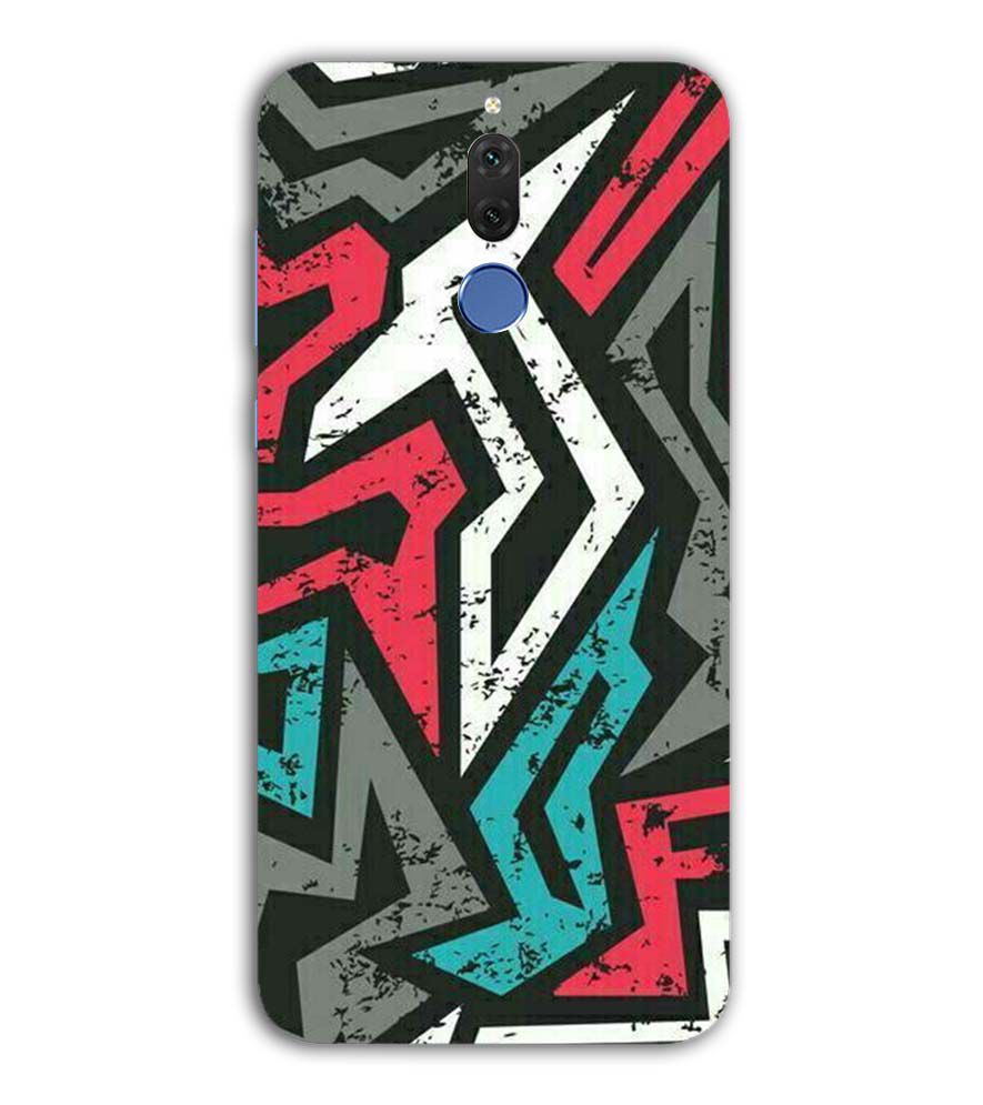PS1312-Graffiti Abstract  Back Cover for Huawei Mate 10 Lite