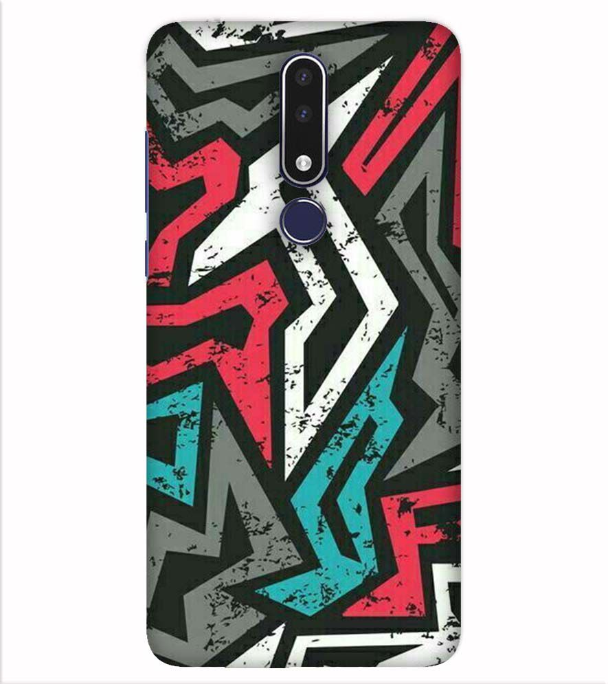 PS1312-Graffiti Abstract  Back Cover for Nokia 7.1