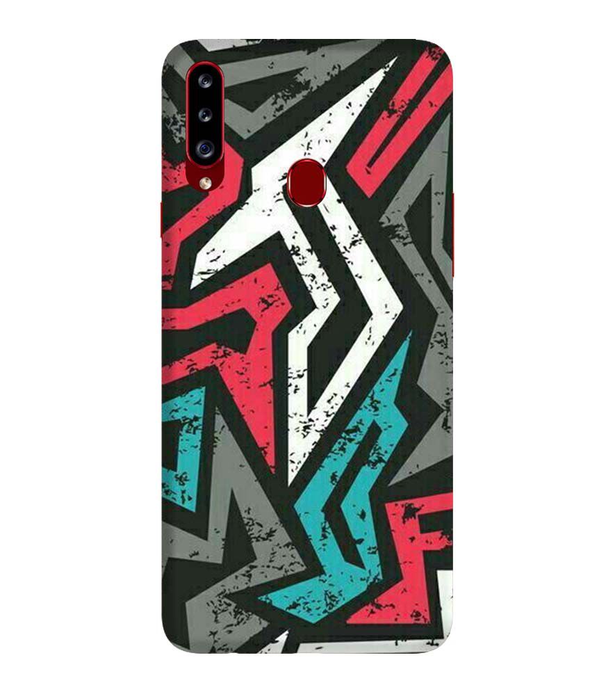 PS1312-Graffiti Abstract  Back Cover for Samsung Galaxy A20s