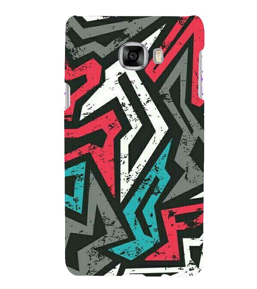PS1312-Graffiti Abstract  Back Cover for Samsung Galaxy C7 Pro