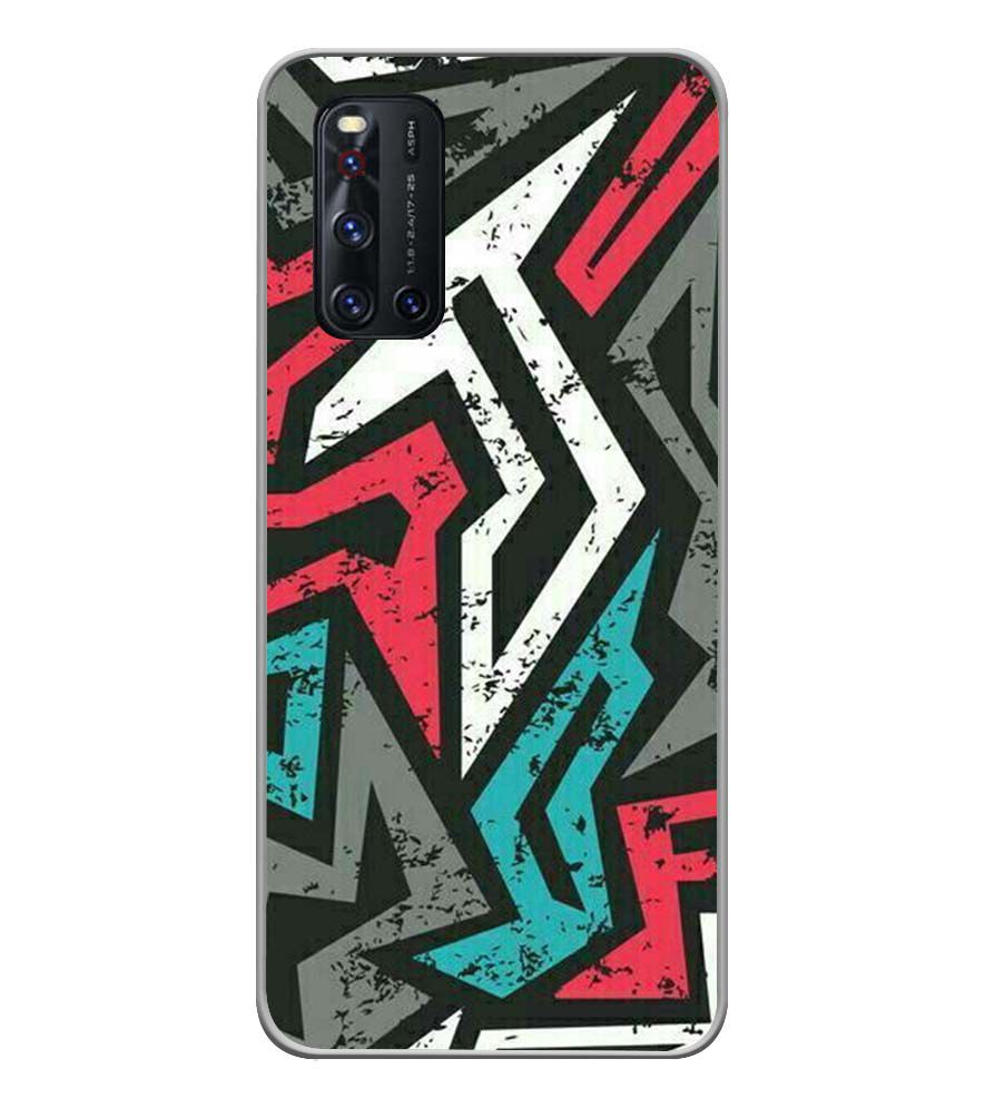 PS1312-Graffiti Abstract  Back Cover for Vivo V19