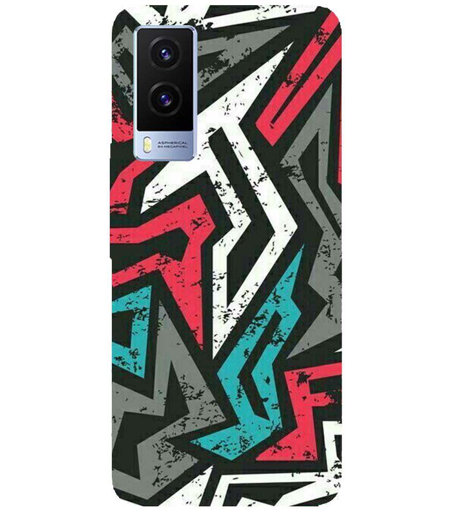 PS1312-Graffiti Abstract  Back Cover for Vivo V21e 5G