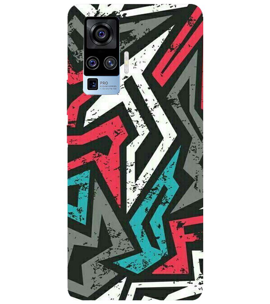PS1312-Graffiti Abstract  Back Cover for vivo X50 Pro