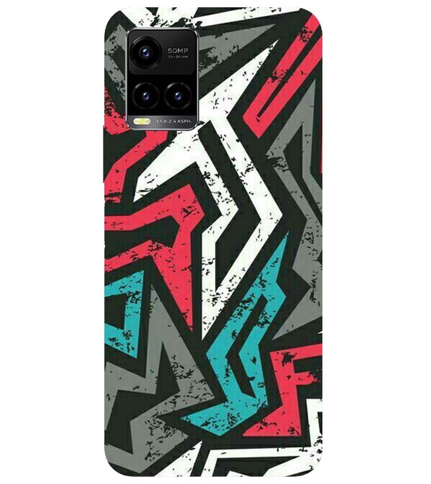 PS1312-Graffiti Abstract  Back Cover for vivo Y33s