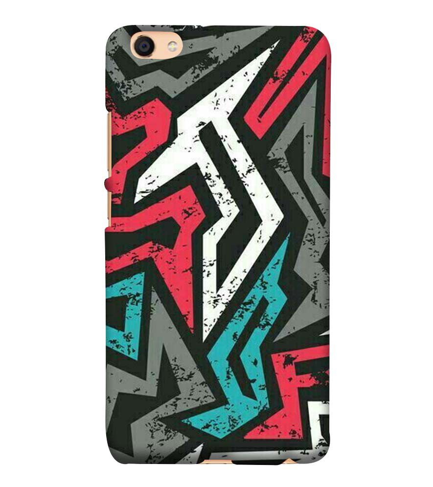 PS1312-Graffiti Abstract  Back Cover for vivo Y55s