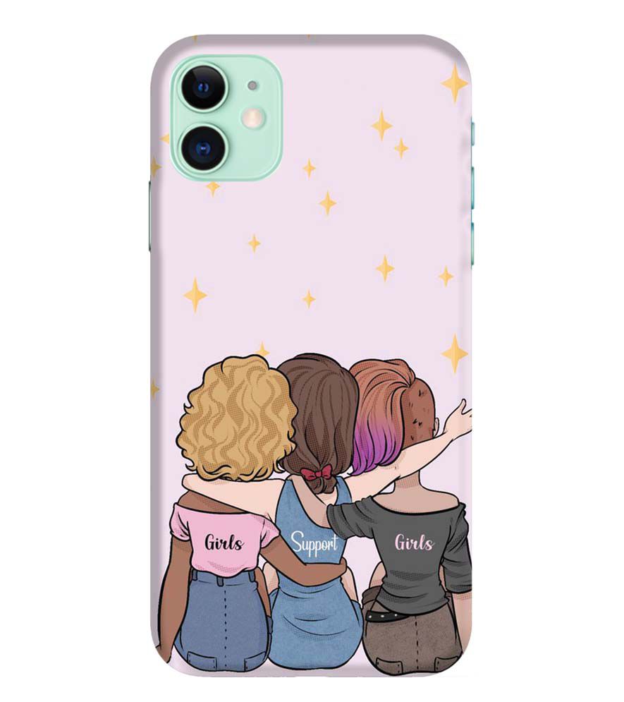 PS1313-Girls Support Girls Back Cover for Apple iPhone 11